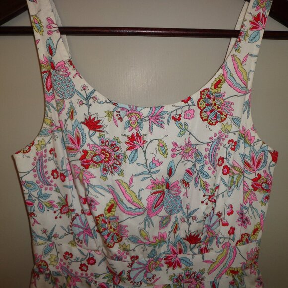 NWOT Jack Willis Fabulously British Lined Mini Sundress US 4 Floral Zip Closure - Picture 4 of 16